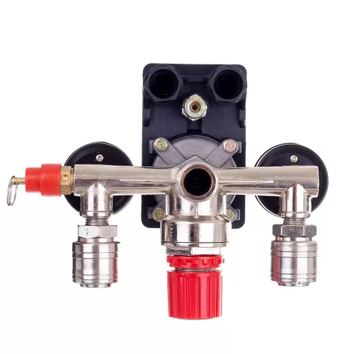 Technic PL-400 Nyomáskapcsoló, 400V, 1/2", Két Manométerrel