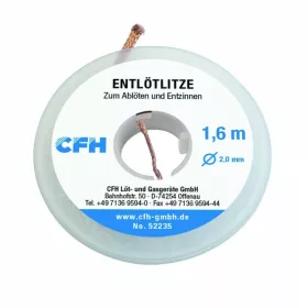 CFH 52235 Forraszeltávolító Pászma, 2.0 mm, 1.6 m