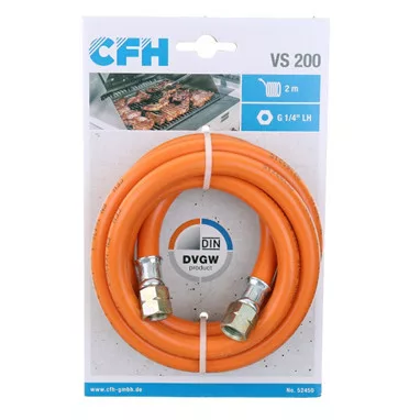 CFH Gáztömlő 2m G1/4" Balmenettel