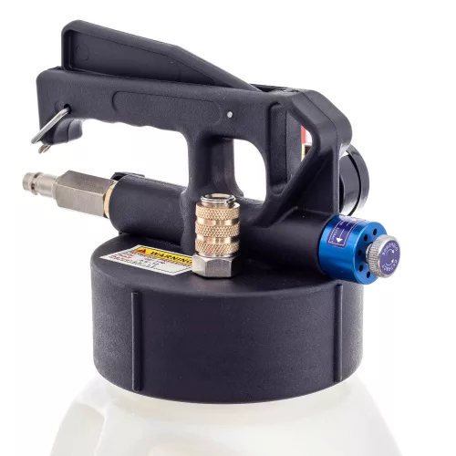 TC Technic Pneumatikus Váltóolaj Feltöltő Szivattyú, 6 literes, Adapter Készlettel