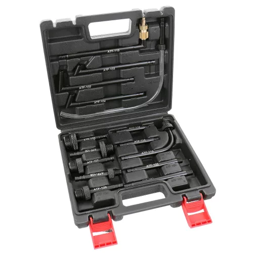 TC Technic Pneumatikus Váltóolaj Feltöltő Szivattyú, 6 literes, Adapter Készlettel