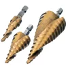 TC Technic Lépcsős Kúpos Fúrószár Készlet, 3 db, 4-32 mm, Titán Bevonattal