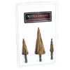 TC Technic Lépcsős Kúpos Fúrószár Készlet, 3 db, 4-32 mm, Titán Bevonattal