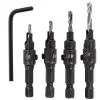 TC Technic süllyesztős fafúró készlet, 4 darabos (6-12 mm)