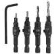 TC Technic süllyesztős fafúró készlet, 4 darabos (6-12 mm)