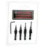 TC Technic süllyesztős fafúró készlet, 4 darabos (6-12 mm)