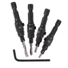 TC Technic süllyesztős fafúró készlet, 4 darabos (6-12 mm)