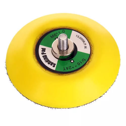 Tépőzáras tárcsa 75mm, 6mm szár, pneumatikus csiszológéphez