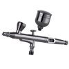 Prémium Modellező Airbrush Festőpisztoly, 0.3 mm-es Fúvóka, Két Tartály (7ml és 3ml), Kettős Működés, Technic X301