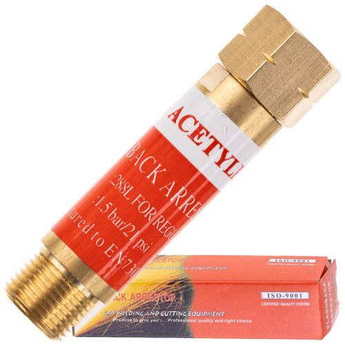Acetilén és Propán Égő Védőeszköz 3/8"-os Csatlakozással - TC Technic R2103AC (Maximális Nyomás 1,5 bar)