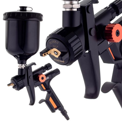 Prémium kategóriás Italco Gloss 2 HVLP festékpisztoly 1,4 mm-es fúvókával