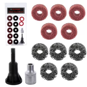 Technic F1334 Kerékagytisztító Kefekészlet, 14 részes