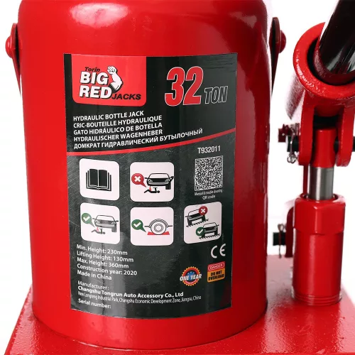 Big Red T932011D hidraulikus oszlopemelő, 32 tonna