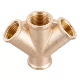   Sárgaréz Pneumatikus Elosztó 3+1 csatlakozóval, 1/2" Technic W04