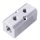 Alumínium levegő elosztó blokk pneumatikához 2x1/2" és 2x 1/4" - Technic AC0042