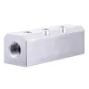 Alumínium Pneumatikus Levegő Elosztó 2x 1/2" Bemenettel, 3x 1/4" Kimenettel