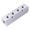 Alumínium Légelosztó Blokk Pneumatikához 2x1/2" Bemenet és 4x1/4" Kimenet - Technic AC0061