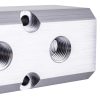 Alumínium Légelosztó Blokk Pneumatikához 2x1/2" Bemenet és 4x1/4" Kimenet - Technic AC0061