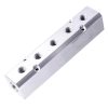 Alumínium Levegő Elosztó Blokk Pneumatikához 2x1/2" Bemenet 5x1/4" Kimenet - Technic AC0071