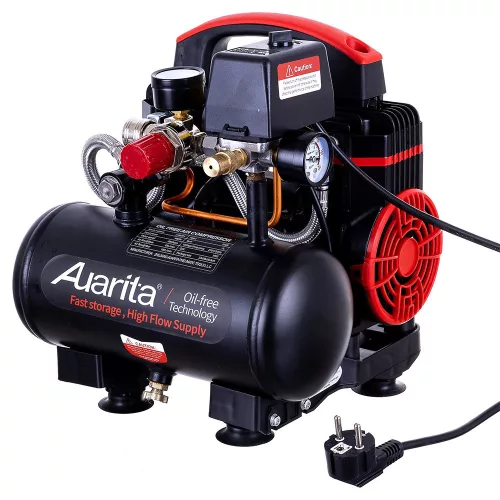 Auarita 3L Olajmentes Kétdugattyús Kompresszor 900W