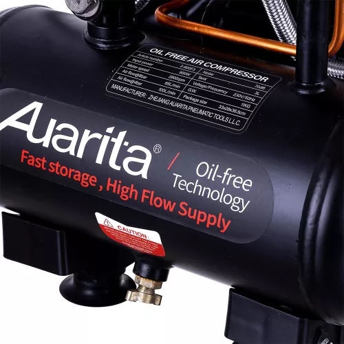 Auarita 3L Olajmentes Kétdugattyús Kompresszor 900W