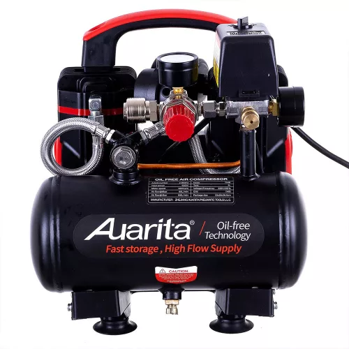 Auarita 3L Olajmentes Kétdugattyús Kompresszor 900W