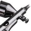 Professzionális Airbrush Festőpisztoly Horganyzott Rézből, 0,3 mm-es Fúvókával, 7 ml Tartállyal, Dupla Működésű, 1/8" Levegőcsatlakozóval - Technic X302 Szürke
