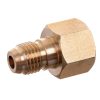 Nitrogén Reduktor Adapter - 1/4" Belső Menet, 1/4" Külső Menet, SAE Szabványos, Sárgaréz