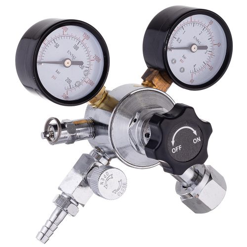 Kétórás CO2 Nyomáscsökkentő Reduktor Biztonsági Szeleppel