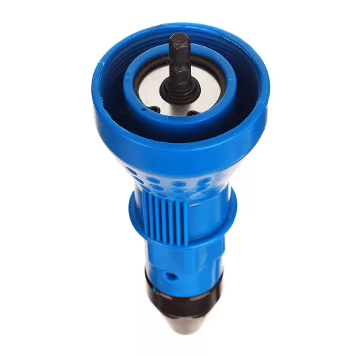 TC Technic Szegecselő Adapter Akkus Csavarozóhoz és Fúrógéphez, 4 fúvókával