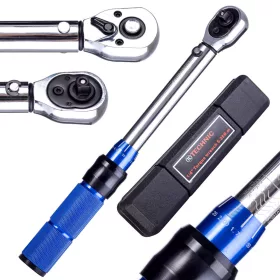   TC Technic Professzionális Nyomatékkulcs 1/4", 5-25 Nm, Nyomatékrögzítéssel