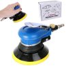 Pneumatikus Véletlenszerű Orbitális Csiszoló - 125 mm, 5 mm Excenter Osztás, 10 000 ford/perc Max Sebesség