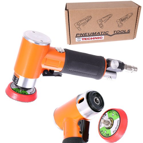 Pneumatikus Excenteres Sarokcsiszoló Technic PT942 - 50 mm, 15000 ford./perc, 170 l/perc légfogyasztás, 1/4" légcsatlakozó