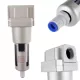 TC Technic AF5000-10D Légszűrő-Olajleválasztó-Szárító 1", 20 Mikron