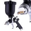 TECHNIC H-827P HVLP Szórópisztoly 1,3 mm-es Fúvókával és 600 ml-es Tartállyal (Fekete)