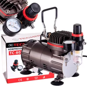   TC Technic AS802 Airbrush Kompresszor, Csendes és Olajmentes