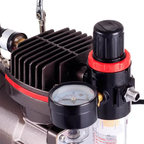 TC Technic AS802 Airbrush Kompresszor, Csendes és Olajmentes