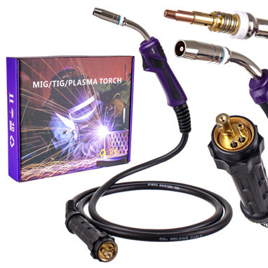 Hegesztőpisztoly 5m MB25 MIG/MAG Euro Csatlakozóval, 0,6-1,2 mm Huzalátmérő, 230A MIX/CO2 Kapacitás