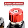 Mini nyomáscsökkentő manométerrel szórópisztolyokhoz - Aeropro A613 Premium 1/4", 0-10 bár, 600 l/perc