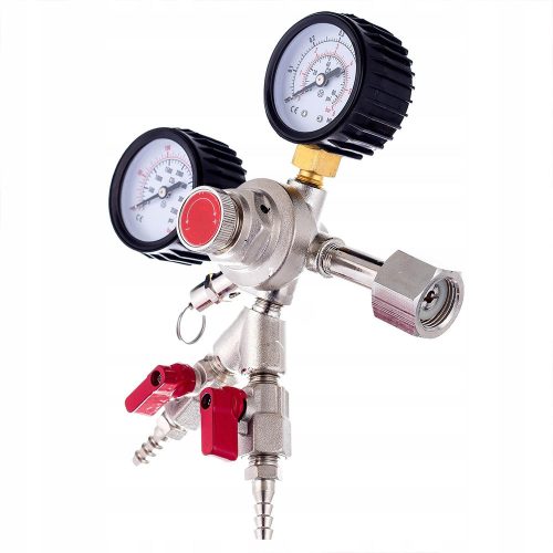 CO2 Nyomáscsökkentő Reduktor Italcsapoláshoz, Két Nyomásmérővel