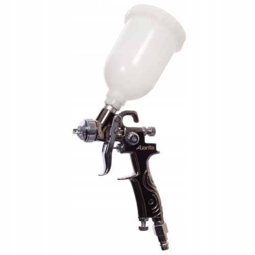 Mini HVLP Festékszóró Pisztoly 0,8 mm AUARITA MP-350, 250 ml Tartály, 1,5 bar