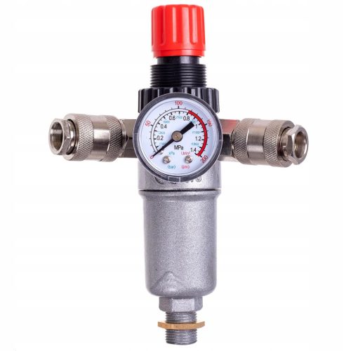 AG3000-03 3/8" Légkompresszor Szűrő és Nyomáscsökkentő - Ciklon Szűrés, 0-12 Bar, 3000 L/perc