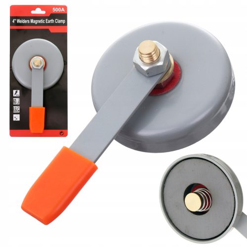 500A Mágneses Földkábel Tartó Hegesztéshez - 85 mm átmérőjű, TC Technic MCEC86-500A
