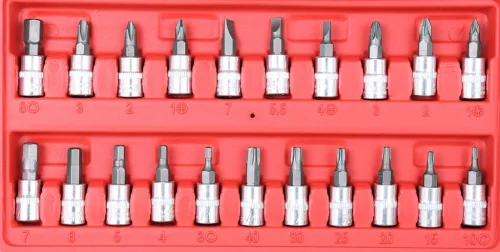 TC Technic 46 részes 1/4" Dugókulcs Készlet (TORX, HEX, PH, PZ)