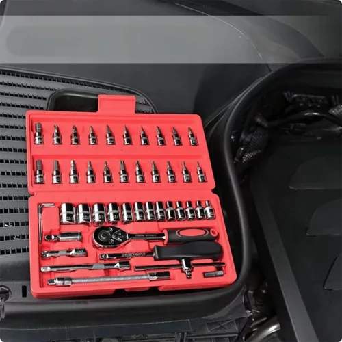TC Technic 46 részes 1/4" Dugókulcs Készlet (TORX, HEX, PH, PZ)