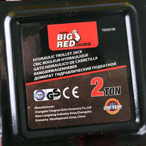 Big Red T825010R Alacsony Profilú Krokodil Emelő, 2 Tonna