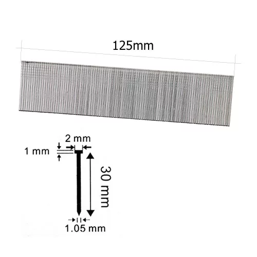 Tűszegek F30 30mm 5000 db Makita és Technic gépekhez