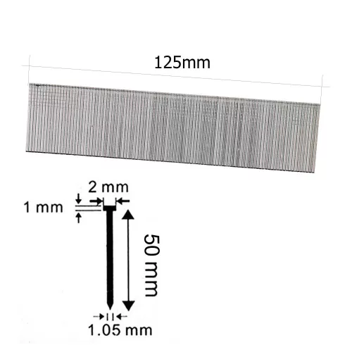 50 mm tűszegek Makita és Technic szegezőkhöz, 5000 db