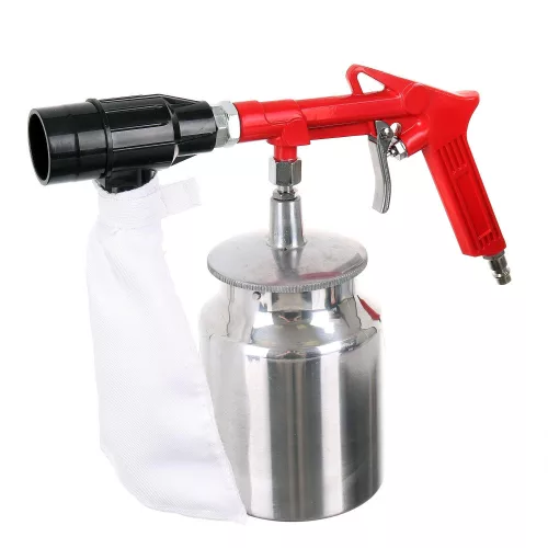 Technic SB-01C Homokfúvó Pisztoly Visszagyűjtővel, 1000 ml Tartály, 2 kg Korund