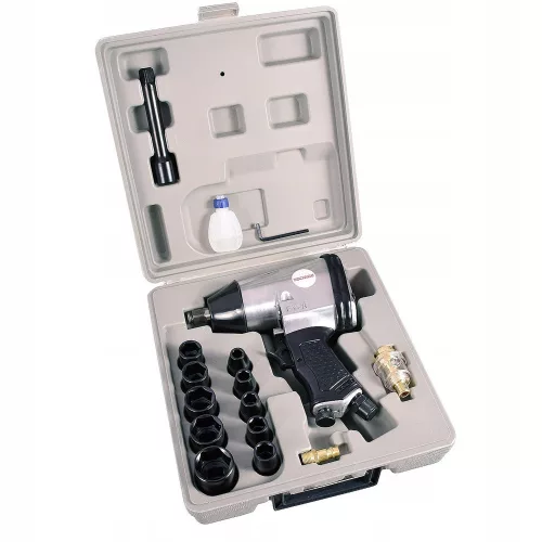TC Technic Pneumatikus Ütvecsavarozó Készlet, 1/2", 340 Nm, Kofferben